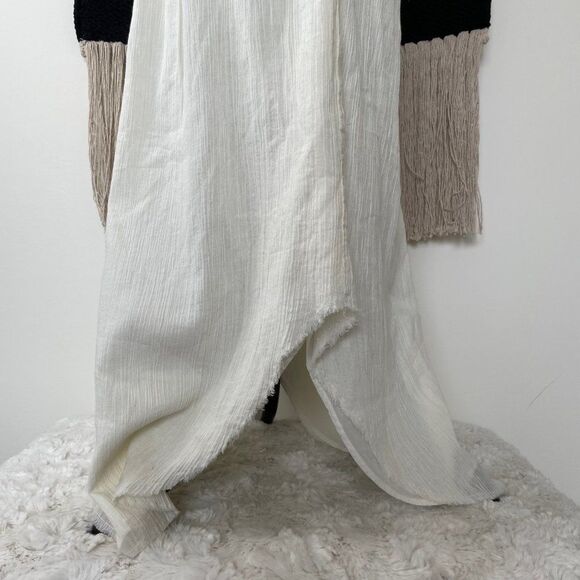 ULLA JOHNSON Smocked Gauze Cowrie Dress Size 4 - Picture 8 of 12